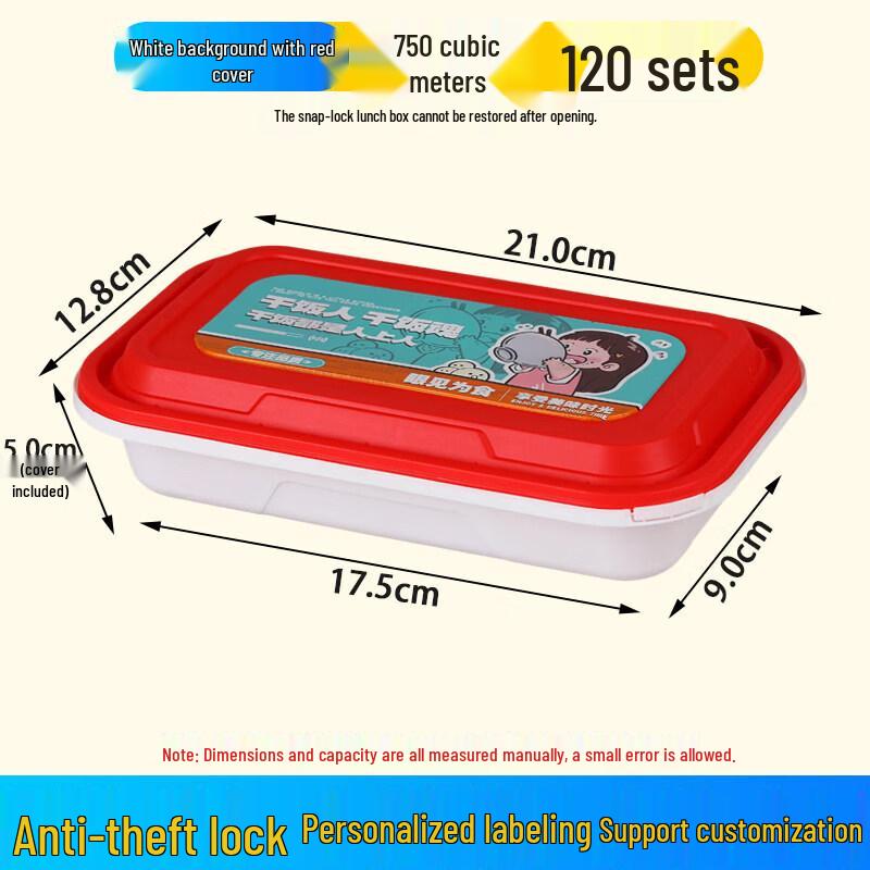 Disposable Rectangular Takeaway Food Container