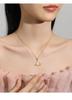 Tichia Original Rainbow Unicorn S925 Sterling Silver Enamel Necklace for Women - Sweet and Exquisite Clavicle Chain.