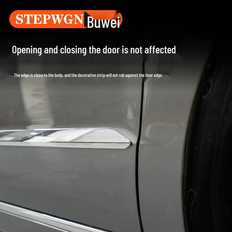 Stainless Steel Bright Trim for Honda STEPWGN RP8 Door Panel Accessories