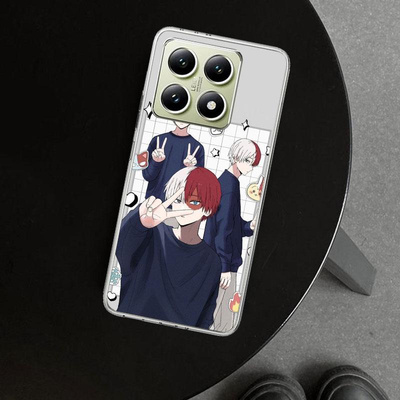 Todoroki Shoto MHA My Hero Phone Case Cover for Xiaomi Redmi Note 15 14 13 12 11 Pro Plus 14S 12S 11S 11T 11E 10S 10 Customized