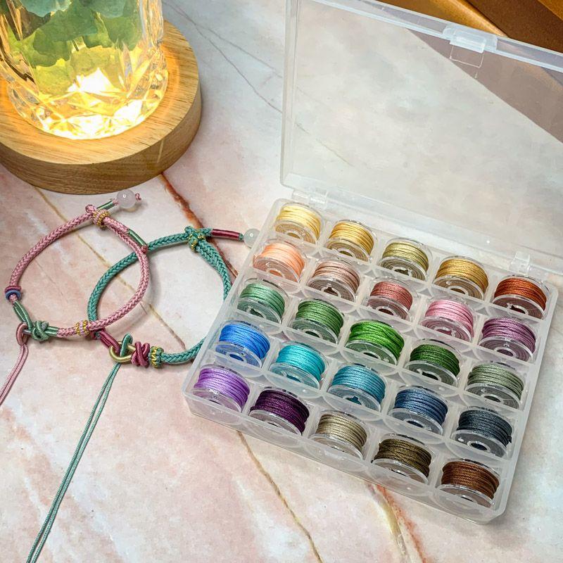 

Сделай сам Нет. 72 Morandi Crafts Плетеный шнур Нефритовая нить Morandi 25 color Suit