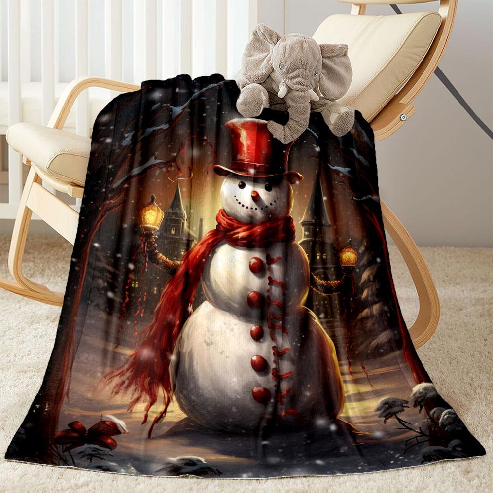 Christmas 378 Blanket Ultra-Soft Great for Picnics Chair Office Chair for All Seasons Stylish Decor Gift for Travel Home Birthdays