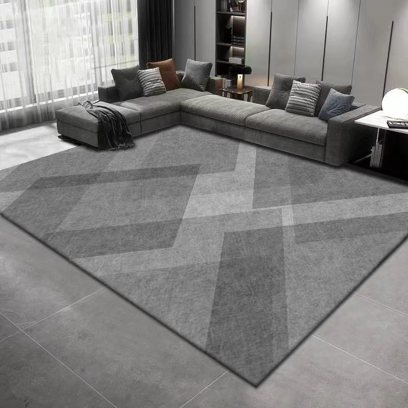 New Minimalist Luxury Carpet, Suitable for High-end Living Room Floor Mats, Home Bedroom Bedside, Crystal Velvet Carpet.