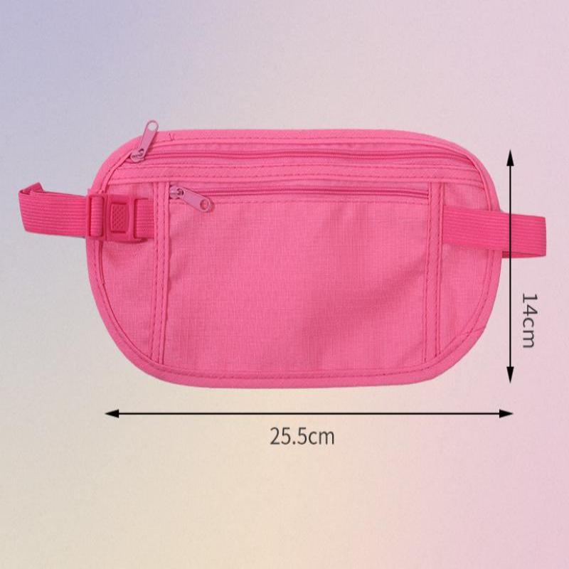 Universal Mobile Phone Anti-Theft Bags Sports Running Waist Bag Money Belt For Travel Women And Men Slim Hidden Traveling Wallet