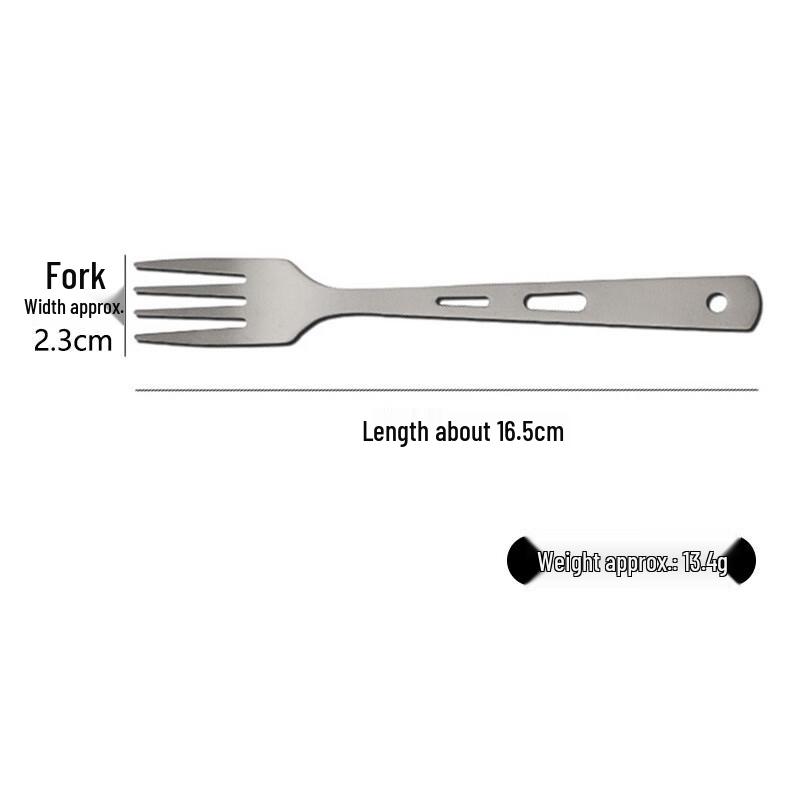 Wutuo Lightweight Titanium Travel Cutlery Set