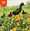 Creative Wrought Iron Duck Family Garden Silhouette Ornaments
