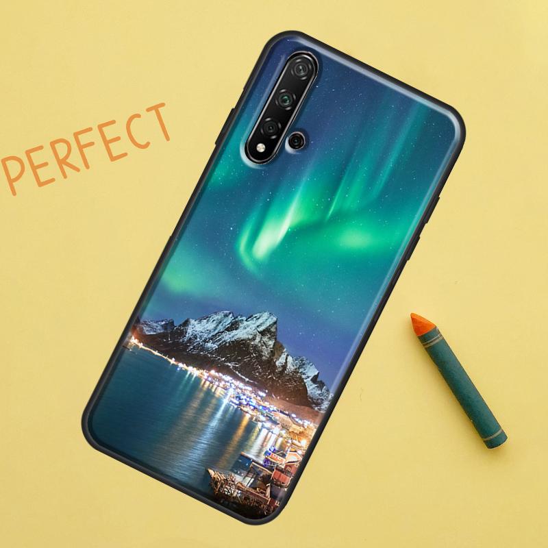 

Северное сияние Для Huawei Nova 10 9 SE 11 Pro 12i 11i 8i Y60 Y70 Y90 Y61 Y91 Y72 Y73 P20 P40 P30 Lite Чехол Huawei Nova 7i