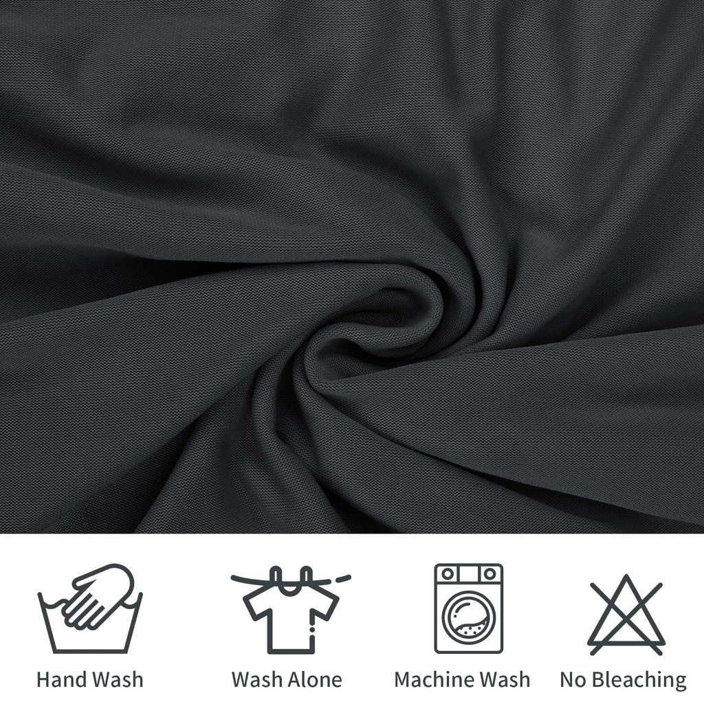 Elastic Solid Color Adjustable Chair Cover Spandex Stretch Slipcovers Chair Seat Covers Kitchen Dining Room Wedding Banquet Home