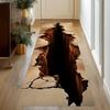 3D Visual Rock Stream Carpet Mat Non-slip Rug Home Decoration Canyon Natural Pattern Floor Mat for Living Room Corridor Decor