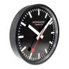 Montre De Mur - Mondaine - A990.CLOCK.64SBB - 25 Cm - Noir - Métal - Design Contemporain