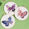 Handmade Cross Stitch Kit DIY Crafts Sewing Accessories Ornament Flower Embroidery  Home Decoration