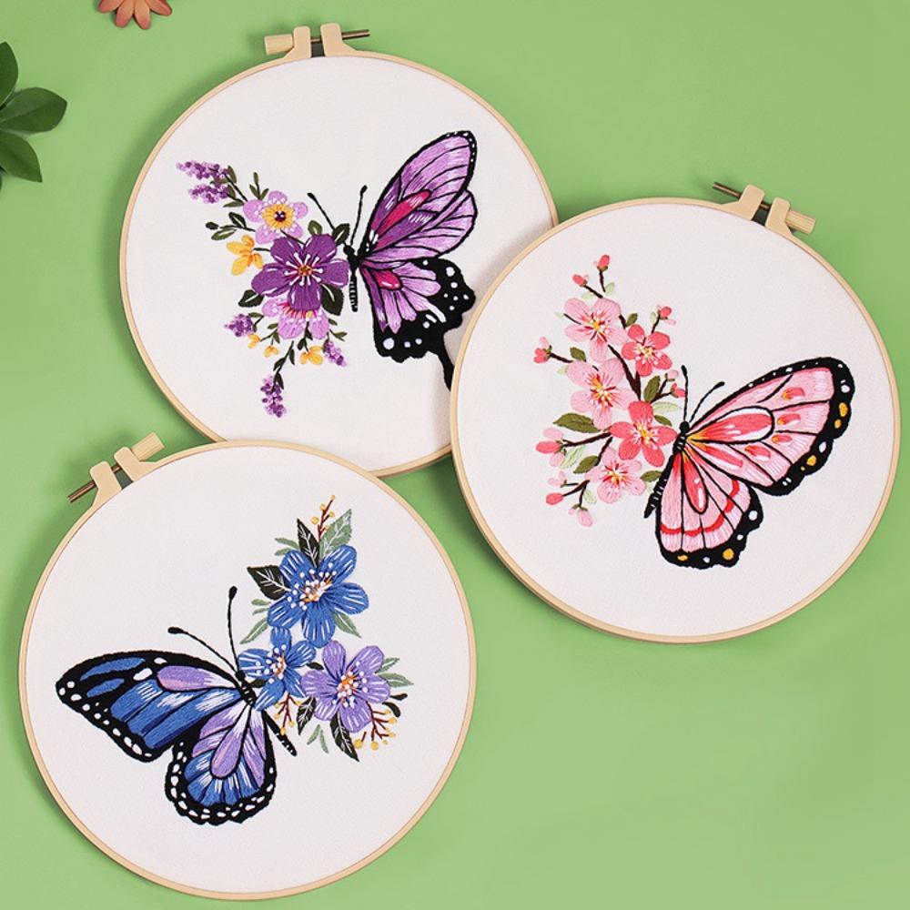 Handmade Cross Stitch Kit DIY Crafts Sewing Accessories Ornament Flower Embroidery  Home Decoration