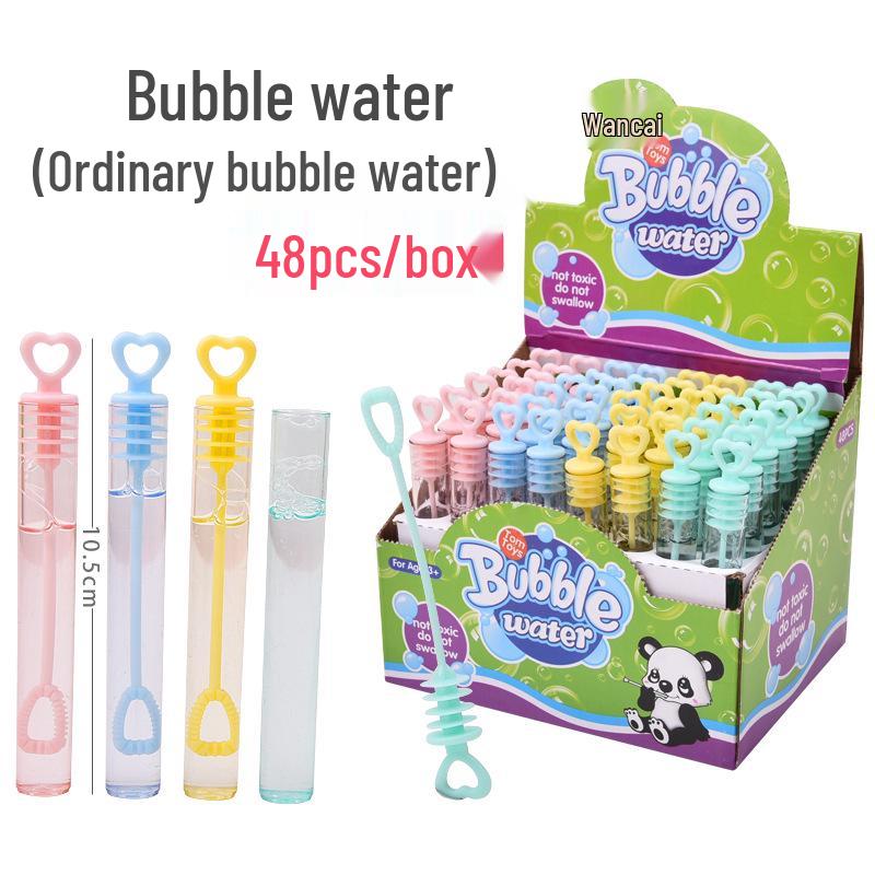 Mini Love Heart & Star Unbreakable Bubble Wand - Colorful, Portable, Multiple Styles for Kids