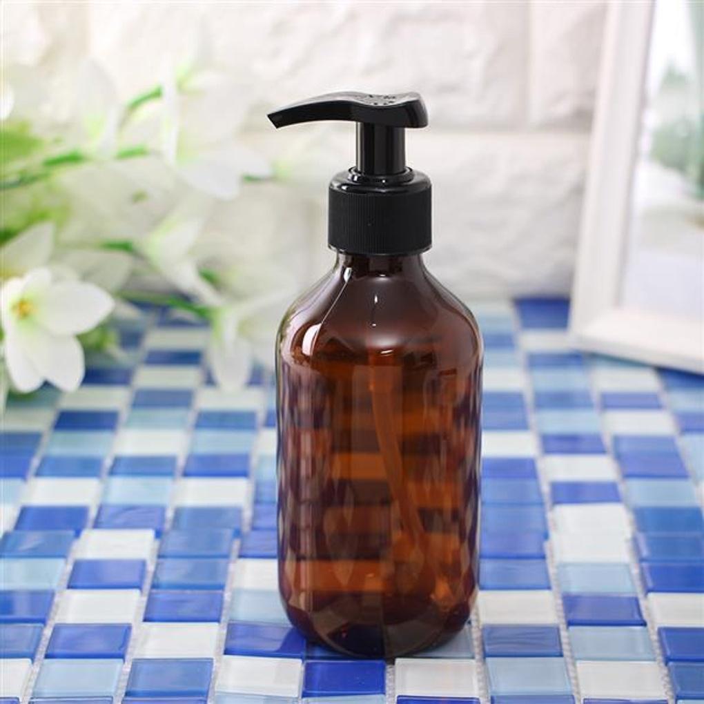 Bathroom Dispenser Cylinder Shampoo Container 300ml / Refillable Container