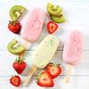 popsicle silicone mold, 4 cavity popsicle molds, home DIY ice cream. Children's handmade cake, ice cream mold, oval cake