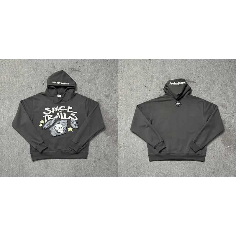 Mens Oversized Hooded Sweatshirt With Fleece Lining Streetwear Cotton Pullover Winter Casual Wear