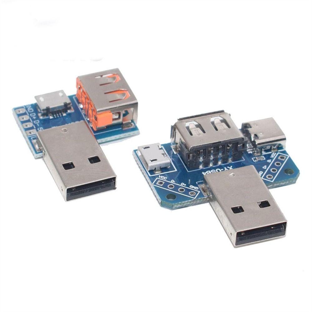 

USB to Type-C Micro USB USB Head Switchboard Male to Female Male USB Connector USB Adapter Board