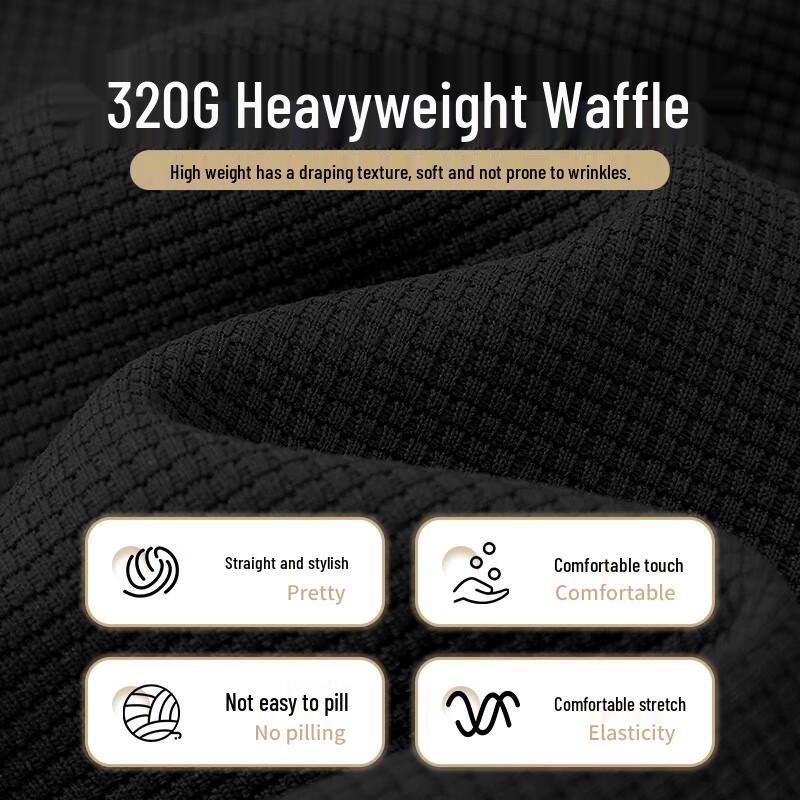 JEANSWEST LIFE Men's Waffle Straight Leg Casual Pants