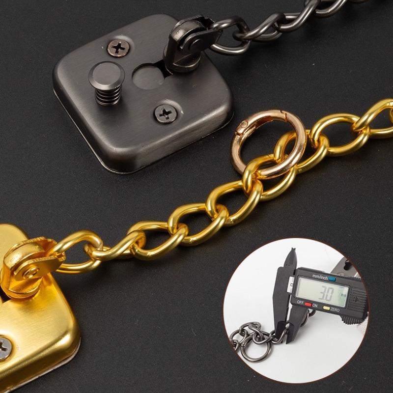 Anti Theft Chain Stainless Steel Door Bolt Entrance Door Lock Buckle Hotel Security Chain Lock Anti Thief Latch
