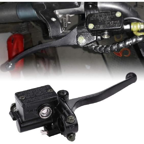 Keenso Hydraulic Cylinder, Brake Handle, Front Right Brake Master Cylinder, Right Brake Cylinder, Universal ATV Motorcycle Right Brake Master