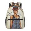 Anime Hair Girl Rihanna Student Backpack School Bag Hiking Travel Daypack for Men Women Fashion Bookbag Shoulder Bags