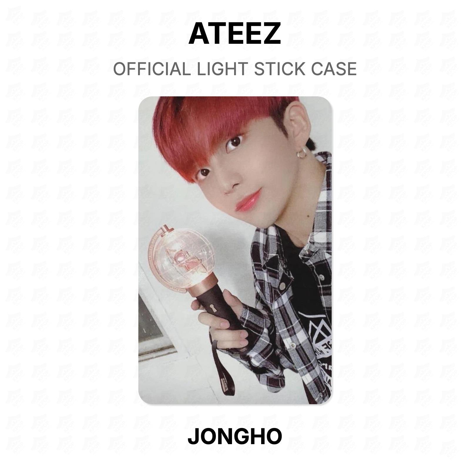 ATEEZ OFFICIAL LIGHT STICK CASE Official Photocard JONGHO