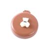 Portable Mini Massage Comb with Mirror - Foldable, Cute Air Cushion Design for Girls