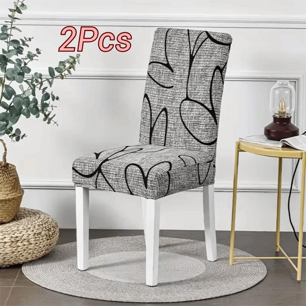 Elastic Seat Cover Washable Chair Protecter Home Decoration Chair Slipcover  Living Room