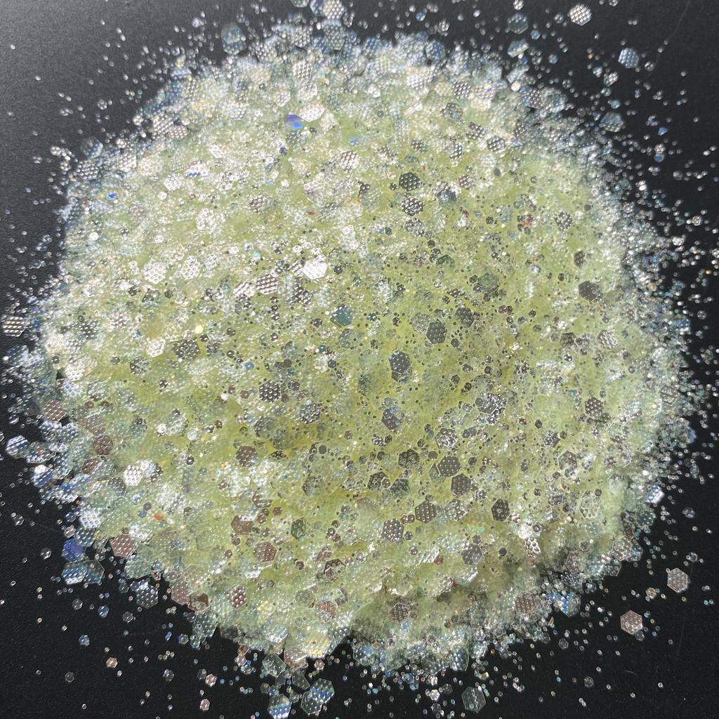 1kg Bag Glitter Chunky Iridescent Holographic Glitter Bulk for Snow Globe Cup DIY Gift Craft Glitter
