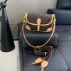 New Fashion Textured Baguette Bag Portable Shoulder Oblique Span Women's Bag Fashion