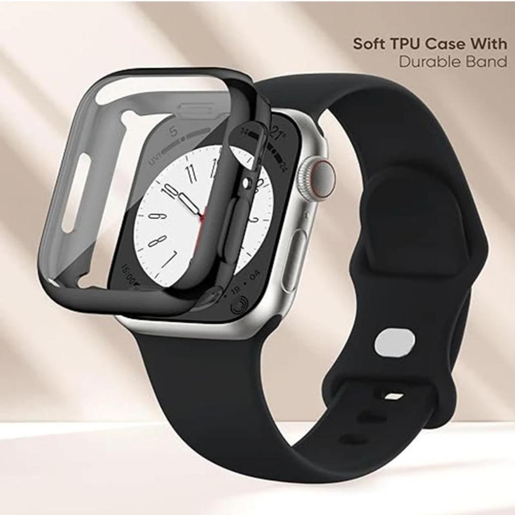 TPU Schutzhülle+Silikonarmband Für Apple Watch Ultra 3 49mm S11/10 46mm 45/44mm 42mm 41mm 38mm iWatch Serie 11 10 9 8 se 7 6