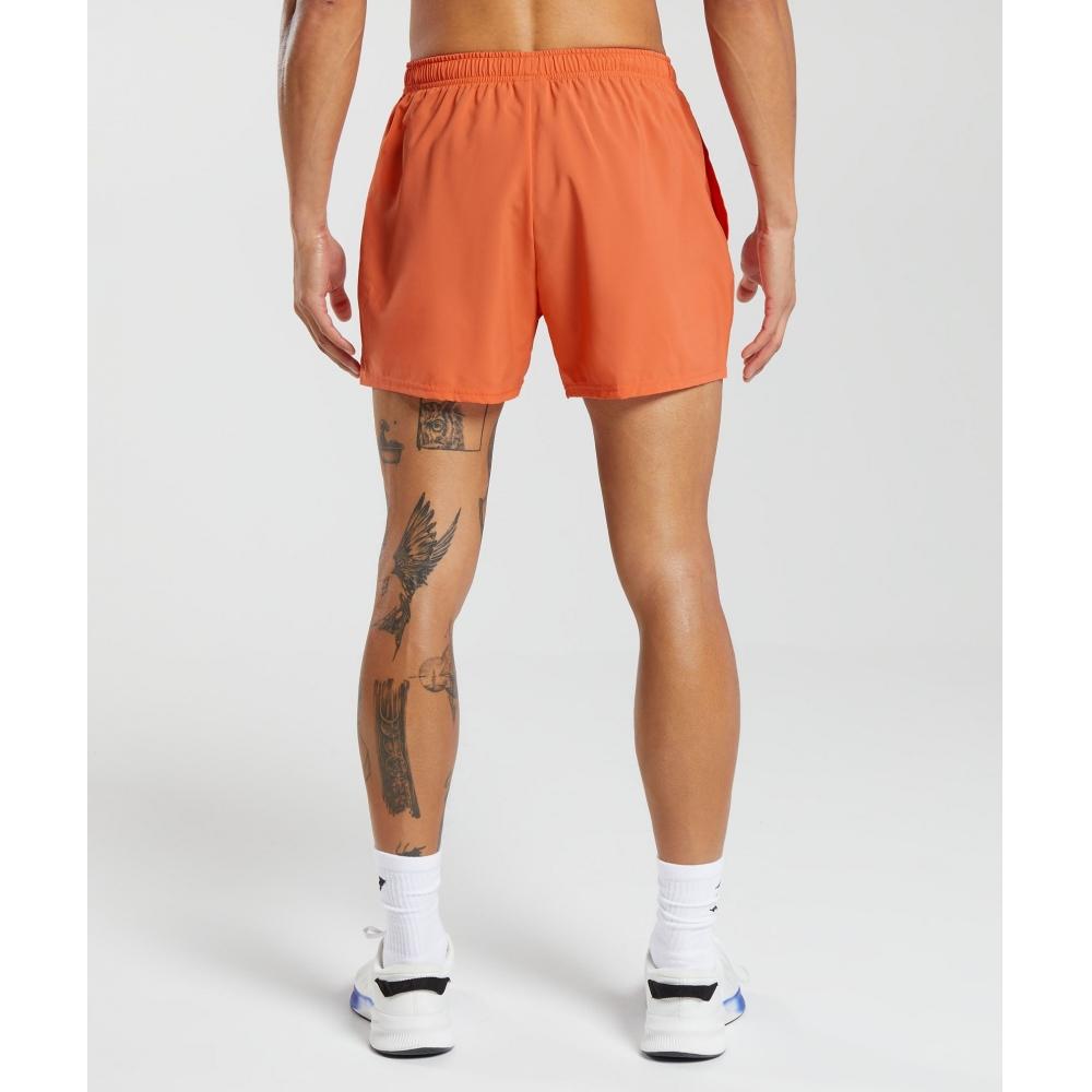 Gymshark Arrival 5  Shorts Ignite Orange A2a1m Obmt
