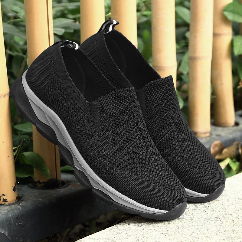 Fashion Top Quality Middle-aged Mom and Dad Shoes Breathable Shoes for The Old Lightweight Walking Women Men Casual Shoes Big Size uik90