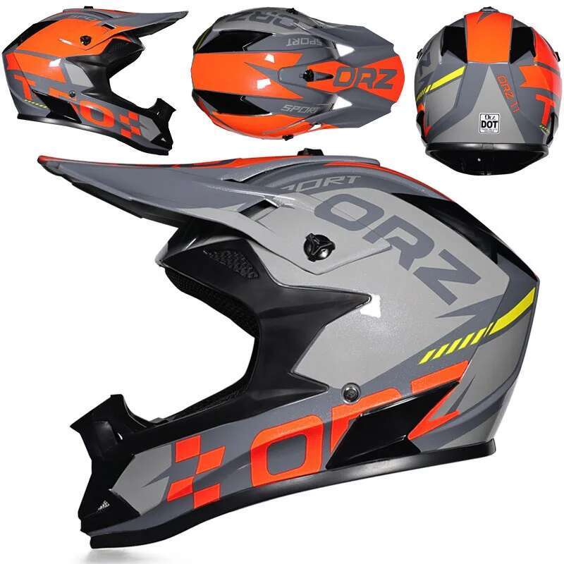 Mountain Breathable Double Visor Motocross Helmet Off Road Riding Helmet O'Neill Men's and Women's Rally Helmet Large