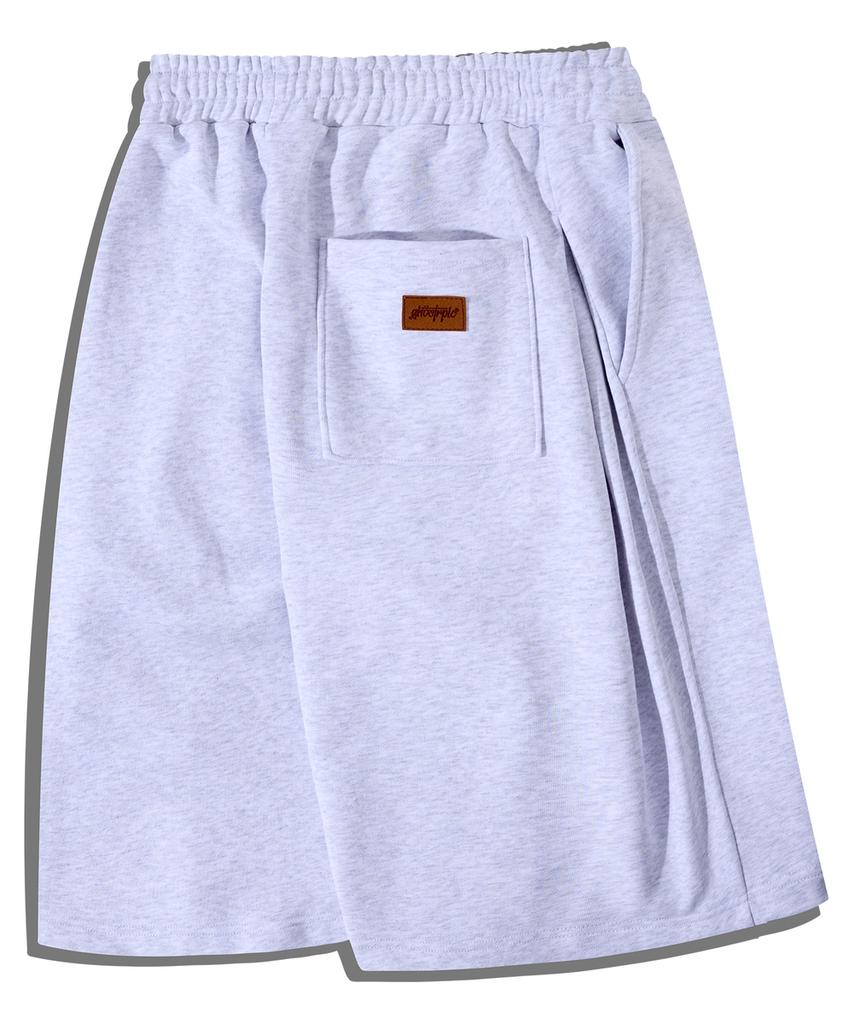 GHOST REPUBLIC Curved Side Pintuck Balloon Bermuda Sweat Shorts 4 Colors Gp-512