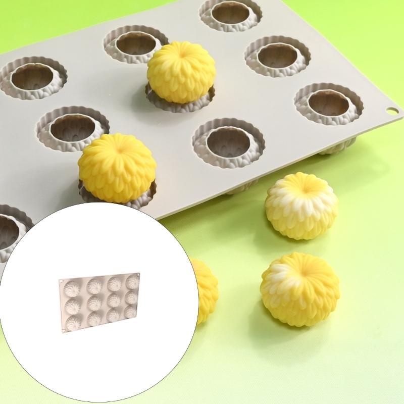 Fruit Flower Silicone Molds Fondant Mousses Cake Molds Making Pastry Chocolate Molds Baking Decorating Tool Nonstick