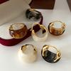 Autumn/Winter Halo U-Shaped Basket Ear Clips: Simple Hong Kong Style, High-End European & American Retro Design Earrings for Women
