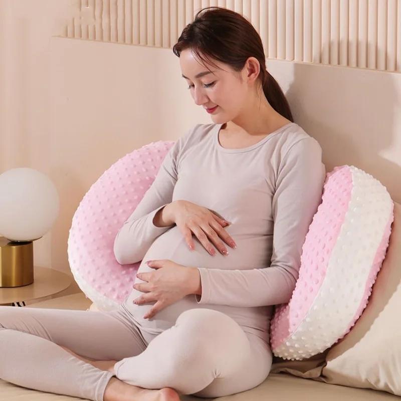 Women's Side Sleeping Belly Pillow Multifunctional Maternity Waist Protection Pillow Adjustable Width Pregnancy Pillow Pregnant