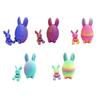 2 Pcs 3D Printed Easter Egg with Bunny Inside Prefilled Easter Bunny