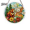 Dekorativer Sonnenfänger Geschenk Acryl Puzzlespiel Sonnenfänger Fensteraufhängung Set Buntglasstil DIY Handgemachte Dekoration Puzzles Haus Garten