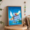 Disney digital oil painting art painting kit The Rescuers manual diy painting for home decorations
