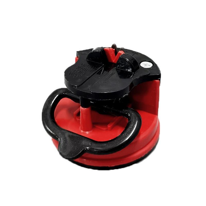 

Мини точилка для ножей Bold Stone с присоской - Легко затачивает большинство типов лезвий, Портативный и компактный дизайн XXL красный