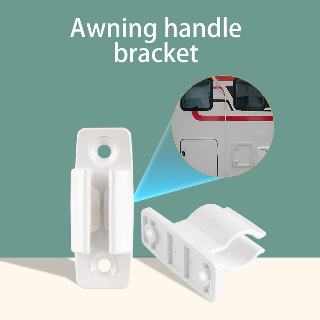 RV Awning Crank Bracket Organizer Hanger With Mounting Screws RV Awning Hand Crank Hanger For Shops Food Trucks Outdoor