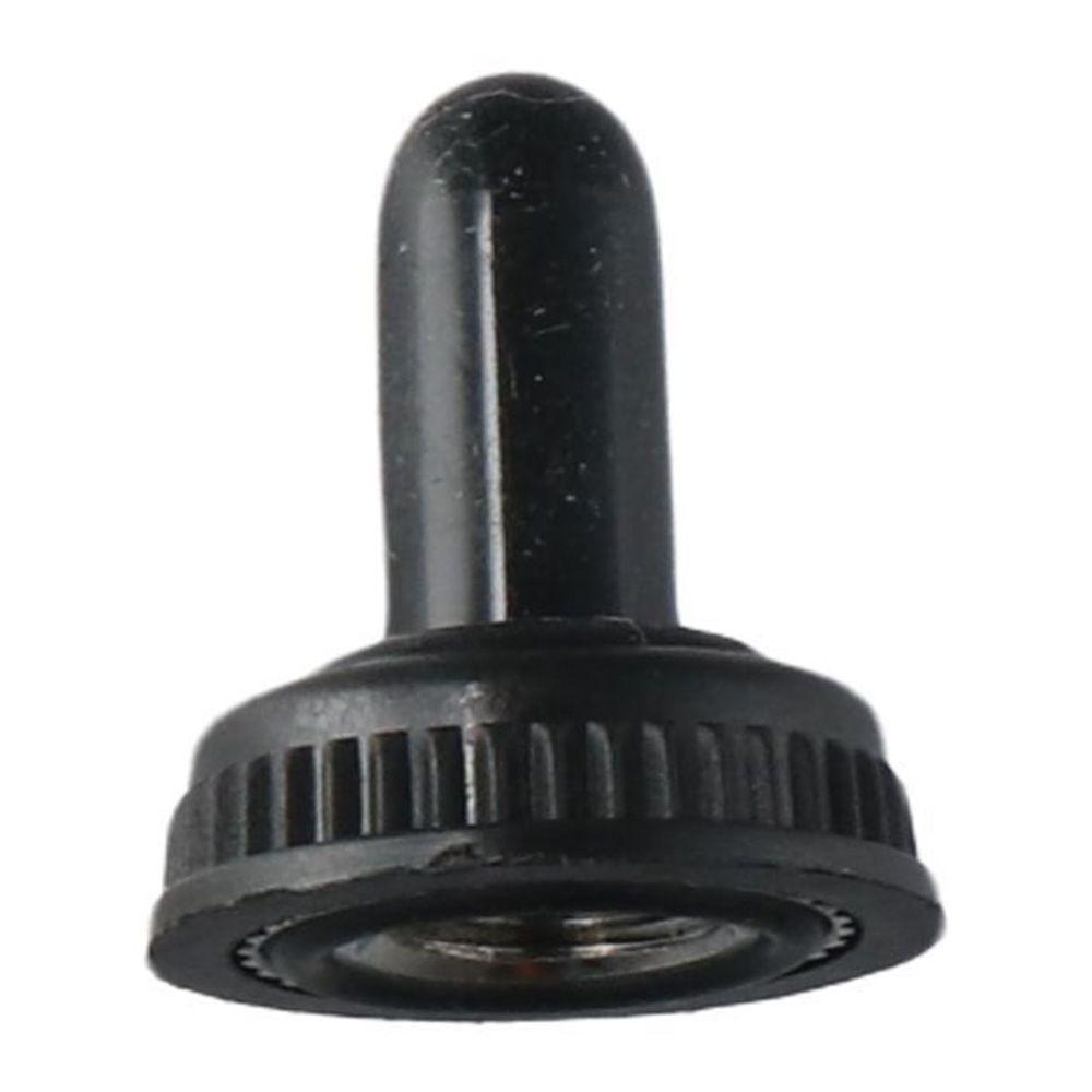 10PCS Waterproof Black Electrical Switch Covers 6mm Rubber Waterproof Rubber Rocker Boot Switch Covers