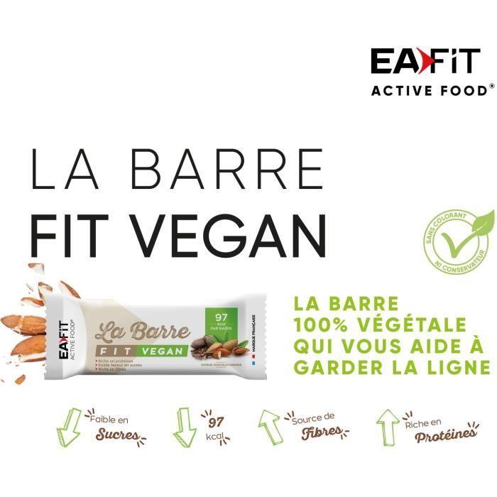 EAFIT - La barre FIT VEGAN Chocolat/Amande - Présentoir 32 barres