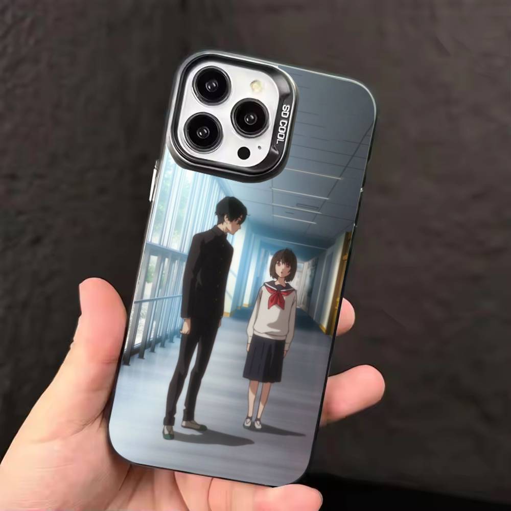 Anime Shoushimin Phone Case Color Silver Shell For IPhone 17 16 15 14 13 12 11 Pro Max Plus