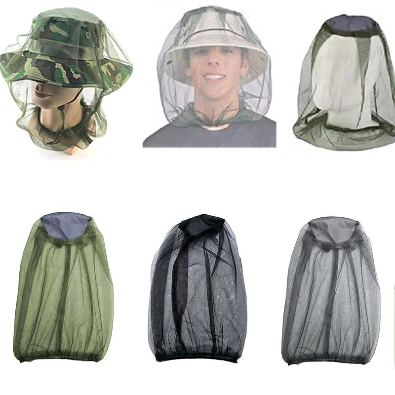 Fishing Net Cap For Hiking Fishing Anti Mosquito Outdoor Beekeeping Hood Insect-proof Camping Cap