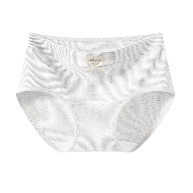 Женские Весенние и Осенние Новые Милые 10A Хлопковые Дышащие Трусы с Антибактериальной Ластовицей M