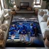 Chelsea Personalized Text Floor Rug Office Rug Perfect for Game Room Kitchen Entryway Bedrooms Anti-slip Rug Decorate Offices