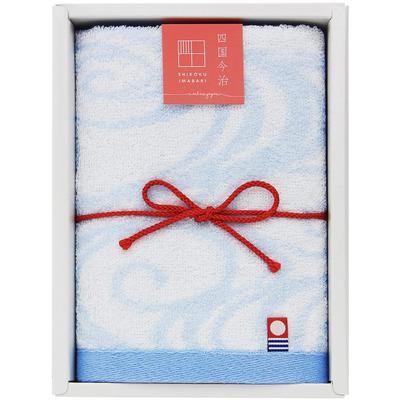 Towel Gift Hand 1 34 X 35 Made In Shikoku Kanon Ryusui Blue GI053000 Set Towel, Piece, Approx. Cm, Japan, Imabari,